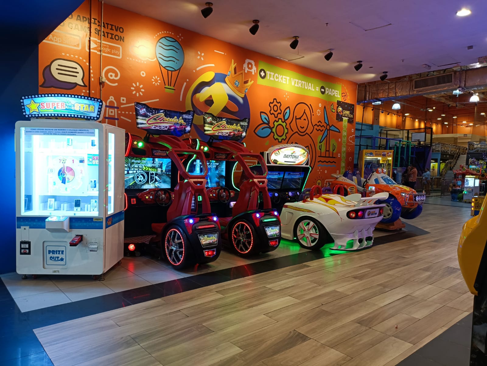 Espaço de diversão com jogos arcade chega ao NorteShopping